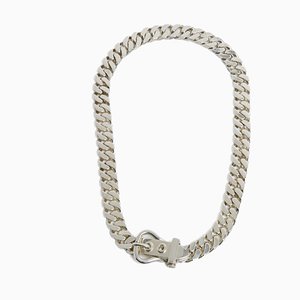 Curb Necklace or Belt in Sterling Silver from Hermès