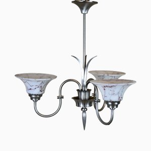 Lampade da soffitto attribuite ad Harald Notini per Böhlmarks. Svezia, anni '30, set di 2