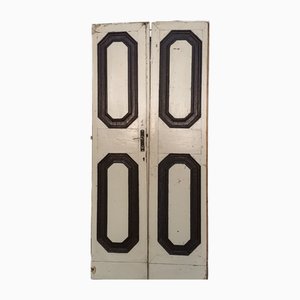 Internal Door with Painted Hexagonal Tiles