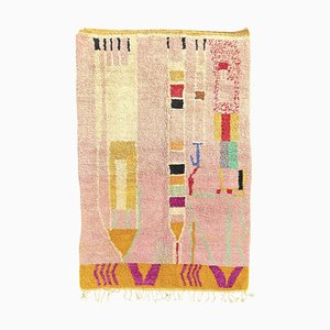 Moroccan Handwoven Abstract Wool Rug
