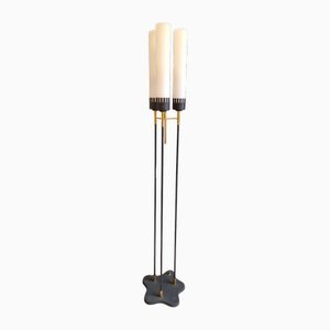 Italienische Vintage Stehlampe mit drei Leuchten von Stilux Milano, 1950er