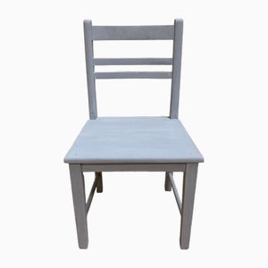 Sedia da bambino antica in legno tenero