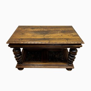 Antique Historicism Decorative Table in Walnut, 1850s