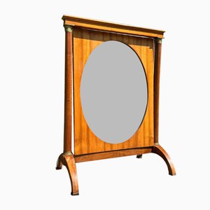 Antique Classicism Standing Mirror in Walnut