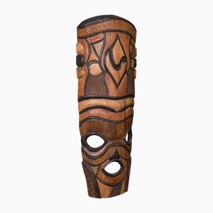 Hohe Vintage Tribal Maske, 1970