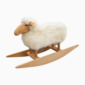 Sheep Rocking Horse by Hanns Peter Krafft for Meier, 1980s