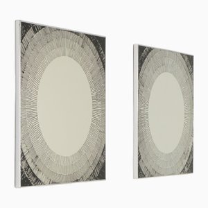 Vintage Belgian Mirrors from Deknudt, 1980s, Set of 2