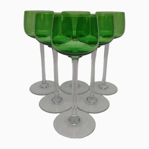 Large Baccarat Crystal Glasses from Baccarat, 1970s, Set of 6