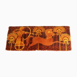 Vintage Shaggy Rug, Sweden from Rya, 1960