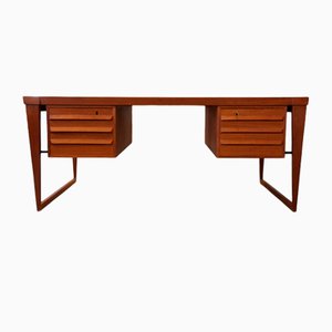Desk Model 70 in Teak by Kai Kristiansen for Feldballe Møbelfabrik, 1960s