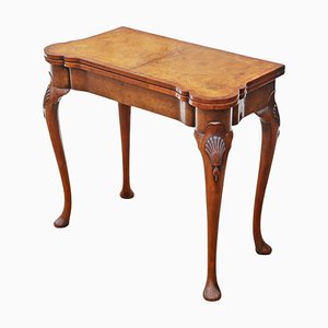 Table Pliante Géorgienne Revival en Noyer Antique, 1920s