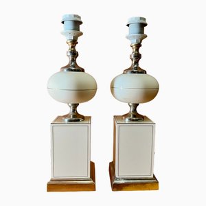 Tischlampen von Maison Le Dauphin, 1970, 2er Set