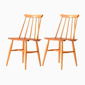 Chaises Vintage Scandinaves, 1960s, Set de 2