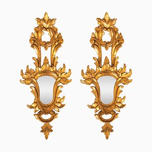 Vintage French Baroque Style Mirrors, 1940s, Set of 2