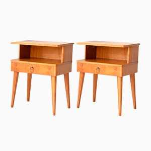 Vintage Bedside Tables, 1960s, Set of 2