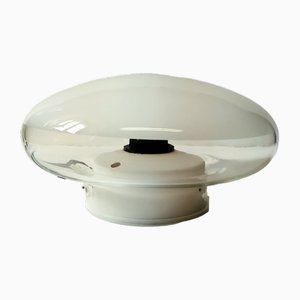 Large Glass Wall Light by Leucos, Murano, 1970s