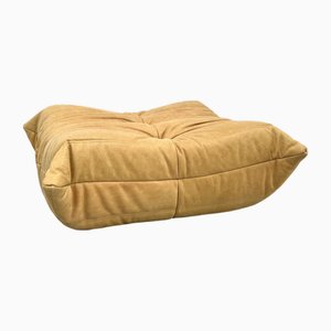 Togo Ottoman in Camel Leather by Michel Ducaroy for Ligne Roset, France