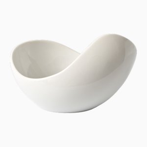 Scodella in porcellana bianca di Hans Stangl per Rosenthal, anni '50