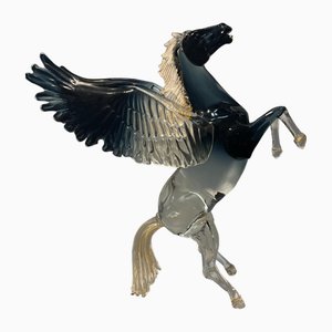Pegasus Figure in Murano Glass, 2000s
