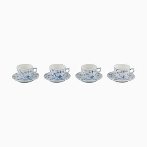 Vintage Coffee Cups with Saucers in Porcelain from Royal Copenhagen, 1930s, Set of 8