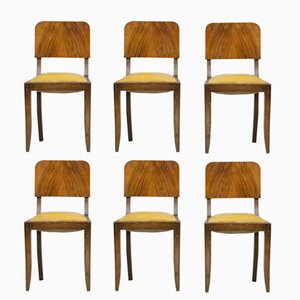 Vintage French Dining Chairs, Set of 6