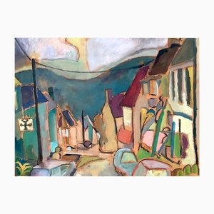 Peter Rossiter, Newport, Pembrokeshire, pintura al óleo, 2020