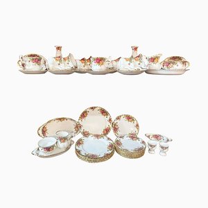 Porcelain Set by Royal Albert, 1960s, Set of 36