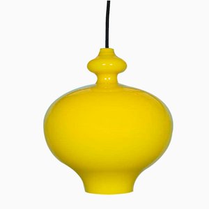 Vintage Glass Hanging Lamp by Hans Agne Jakobssen