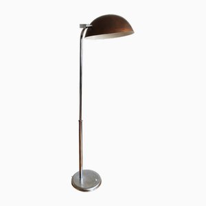 Lampada da terra moderna in acciaio, anni '20