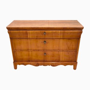 Cassettiera Biedermeier in ciliegio, XIX secolo
