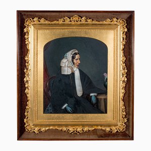 English School Artist, Edwardian Portrait, 1910, Painted Print