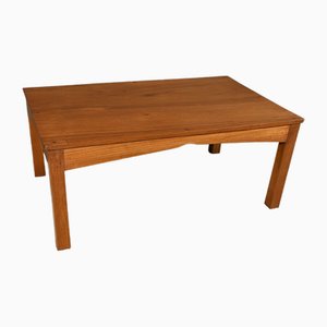 Table Basse en Teck, 1940s