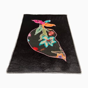 Handgefertigte Wandkunst mit farbenfrohen wirbelnden Derwischen, 1980er