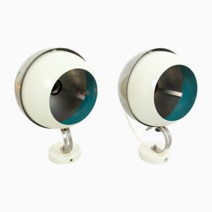 Space Age Wall Lamp in Blue