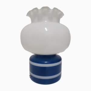 Lámpara de mesa de opalino, años 70
