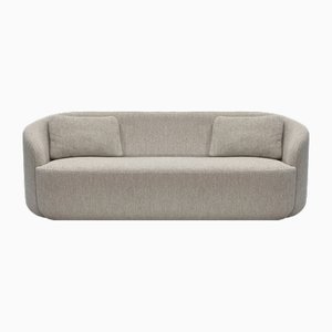 Curved Cottonflower Sofa in Quinoa Fabric from Kabinet