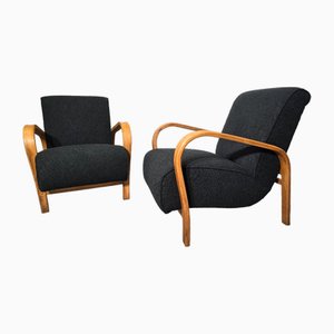 Fauteuils par K. Kozelka & A. Kropacek, 1950s, Set de 2