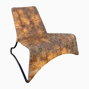 Butaca de jardín Måsö de mimbre de Maria Vinka para Ikea, años 2000