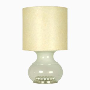 Grande Lampe de Bureau en Verre Irisé et Fibre de Verre par Carlo Nason pour AV Mazzega, Italie, 1970s