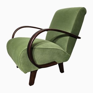 Fauteuil Art Déco par Jindrich Halabala, 1940s