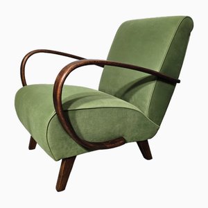 Art Deco Sessel von Jindrich Halabala, 1940er