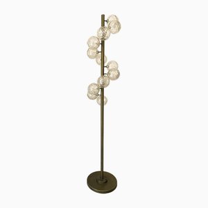 Spheres Stehlampe aus brüniertem Muranoglas in Gold von Simoeng