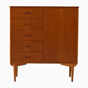 Vintage Scandinavian Cabinet with Door and Drawers, 1960s