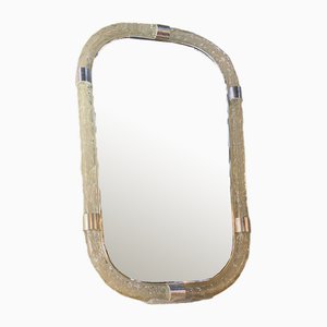 Espejo de pared Torciglione italiano estilo Murano de Simoeng