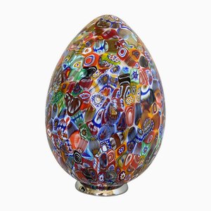 Venetian Multicolored Millefiori Murrine Table Lamp by Simoeng