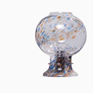 Lampada da tavolo in vetro di Olle Alberius per Orrefors, anni '70
