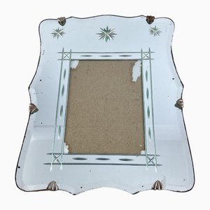 Large Mid-Century Murano Glass Wall Photo Frame, 1950s