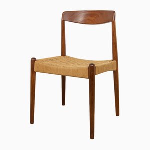 Mid-Century Esszimmerstuhl aus Teak, Dänemark, 1960er