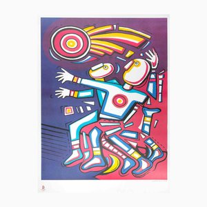 Alfredo Sosabravo, Athleticism, Lithograph, 2008