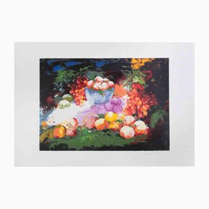 Gianni Testa, Still Life, Screen Print, 1986
